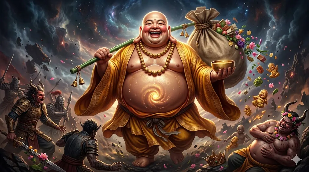 Maitreya Buddha / The Future One reference illustration
