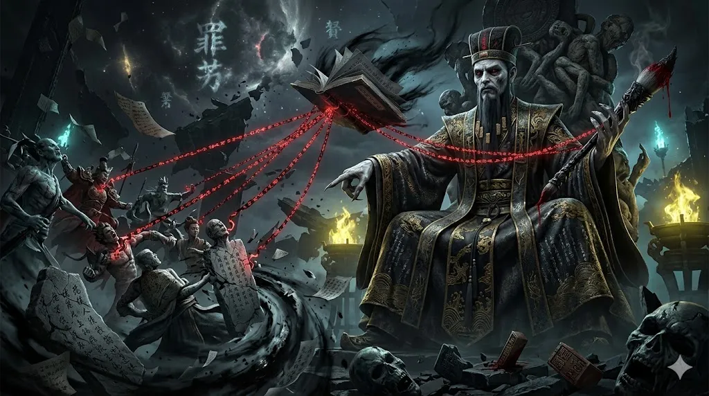 King Qinguang reference illustration