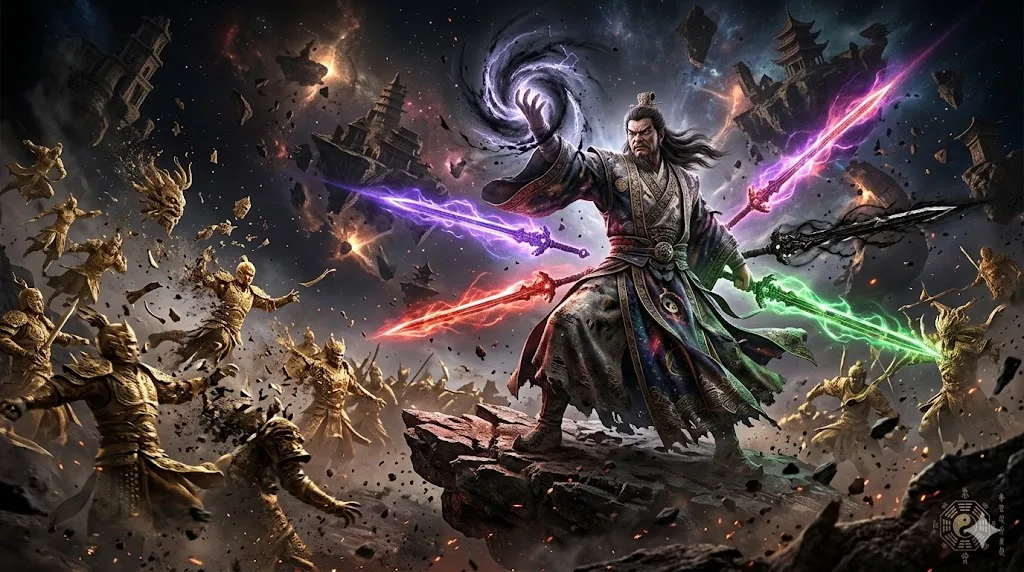 Lingbao Tianzun reference illustration